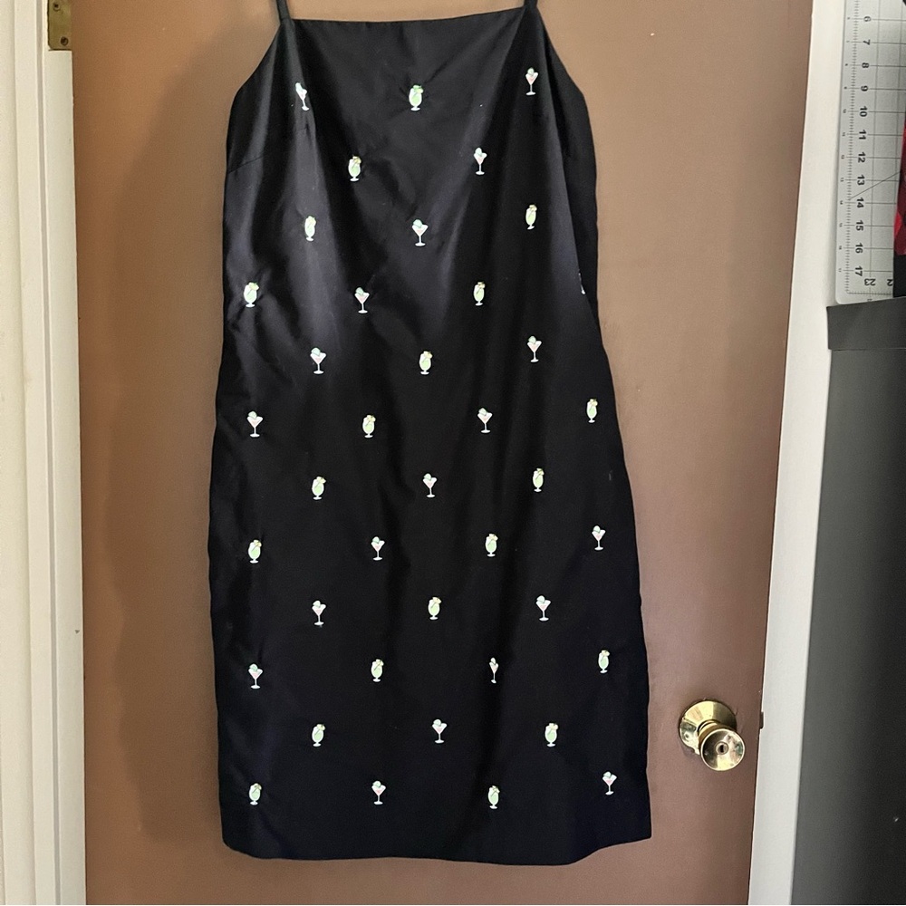 CLOSET CLOSING FINAL PRICE Vintage Cocktail Embroidered 100% cotton Dress - Picture 2 of 7